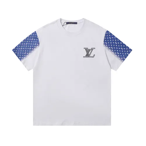 Louis Vuitton T-Shirts for AAAA Louis Vuitton T-Shirts Black/White #B50909