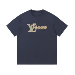 Louis Vuitton T-Shirts for AAAA Louis Vuitton T-Shirts Black/White #B53076