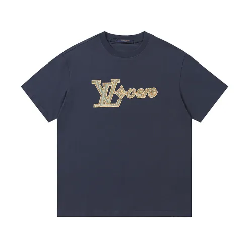 Louis Vuitton T-Shirts for AAAA Louis Vuitton T-Shirts Black/White #B53076