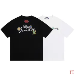 Louis Vuitton T-Shirts for AAAA Louis Vuitton T-Shirts Black/White #B53746