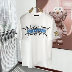 Louis Vuitton T-Shirts for AAAA Louis Vuitton T-Shirts Black/White #B53778