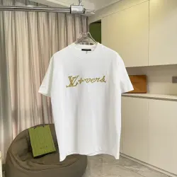 Louis Vuitton T-Shirts for AAAA Louis Vuitton T-Shirts Black/White #B54479