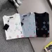 Louis Vuitton T-Shirts for AAAA Louis Vuitton T-Shirts Black/White/Grey #B53744