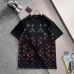 Louis Vuitton T-Shirts for AAAA Louis Vuitton T-Shirts Black/White/Grey #B53744