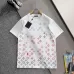 Louis Vuitton T-Shirts for AAAA Louis Vuitton T-Shirts Black/White/Grey #B53744