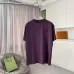 Louis Vuitton T-Shirts for AAAA Louis Vuitton T-Shirts Black/White/Purple #B53283