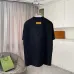 Louis Vuitton T-Shirts for AAAA Louis Vuitton T-Shirts Black/White/Purple #B53283
