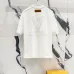 Louis Vuitton T-Shirts for AAAA Louis Vuitton T-Shirts Black/White/Red #B52967