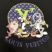 Louis Vuitton T-Shirts for AAAA Louis Vuitton T-Shirts Cartoon rabbit Black/White #B53070