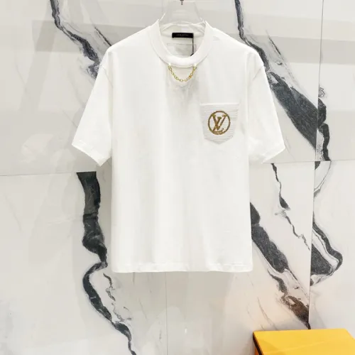 Louis Vuitton T-Shirts for AAAA Louis Vuitton T-Shirts Weight:320g Black/White #B52969
