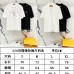 Louis Vuitton T-Shirts for AAAA Louis Vuitton T-Shirts Weight:320g Black/White #B52970