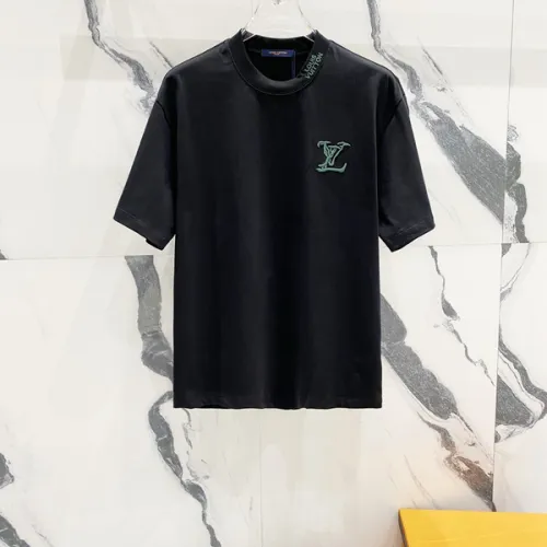 Louis Vuitton T-Shirts for AAAA Louis Vuitton T-Shirts Weight:320g Black/White #B52972