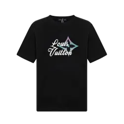 Louis Vuitton T-Shirts for AAAA Louis Vuitton T-Shirts White/Black #B51339