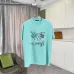 Stylish Louis Vuitton T Shirt With Artistic Sketch Style Brand Print Black/White/Purple/Light Blue #B54302