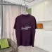 Stylish Louis Vuitton T Shirt With Artistic Sketch Style Brand Print Black/White/Purple/Light Blue #B54302
