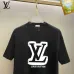 Designer Style Logo Tee - Black Louis Vuitton Inspired Graphic T-Shirt  Fit S-5XL #B53201