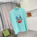 Louis Vuitton T - Shirt With Artistic Clown Face Graphic For Bold Fashion Statements White/Black/Yellow/Purple #B54245