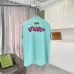 Louis Vuitton T - Shirt With Artistic Clown Face Graphic For Bold Fashion Statements White/Black/Yellow/Purple #B54245
