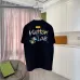 Louis Vuitton T - Shirt With Colorful Artistic LV Logo Emblem For Stylish Looks White/Black/Yellow/Purple #B54246
