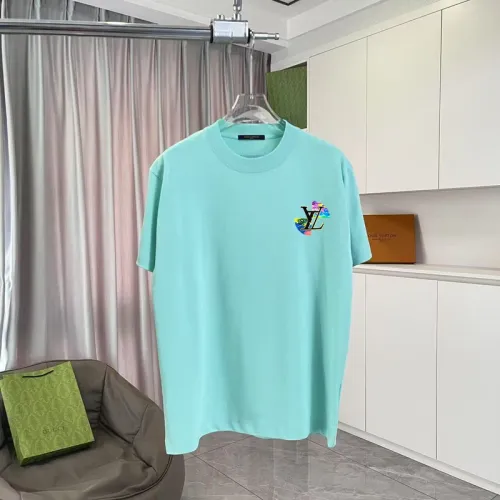 Louis Vuitton T - Shirt With Colorful Artistic LV Logo Emblem For Stylish Looks White/Black/Yellow/Purple #B54246