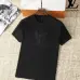 Louis Vuitton T-Shirts for Men Crew Neck Black/White/Grey Printing #B46421