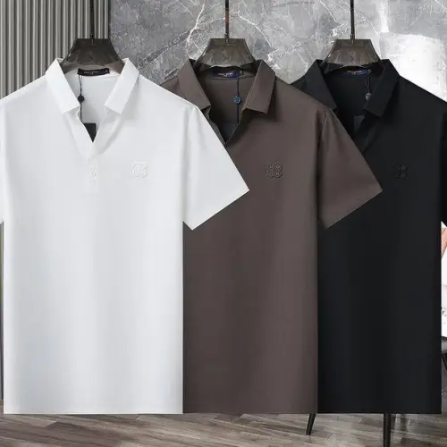 Louis Vuitton T-Shirts for Men' Polo Shirts Solid Color #B46545