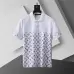 Louis Vuitton T-Shirts for Men' Polo Shirts printed Black/White #B46544