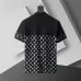 Louis Vuitton T-Shirts for Men' Polo Shirts printed Black/White #B46544