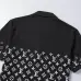 Louis Vuitton T-Shirts for Men' Polo Shirts printed Black/White #B46544