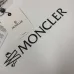 Moncler  Black/White Flocked Logo Cotton T-shirt #B53887