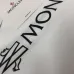 Moncler  Black/White Flocked Logo Cotton T-shirt #B53887