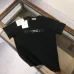 Moncler  Black/White Flocked Logo Cotton T-shirt #B53887