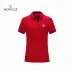 Moncler T-shirts Polo for men Solid Color Black/White/Yellow/Blue/Red/Grey #B46611