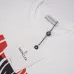 Moncler T-shirts for men 270g Black/White #B53059
