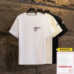 Moncler T-shirts for men 300g 100% cotton NFC chip sensor #B52955