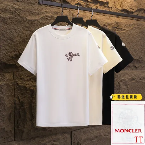 Moncler T-shirts for men 300g 100% cotton NFC chip sensor #B52955