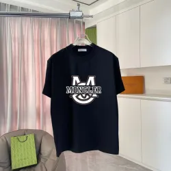 Moncler T-shirts for men Black/Grey #B53072