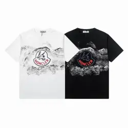 Moncler T-shirts for men Black/White #B47071