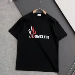 Moncler T-shirts for men Black/White #B47073