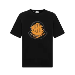 Moncler T-shirts for men Black/White #B50769