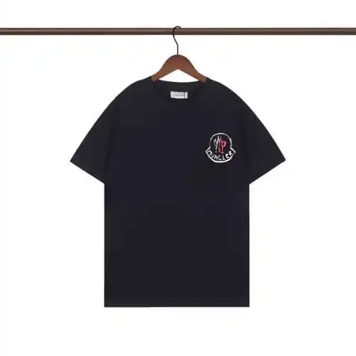 Moncler T-shirts for men Black/White #B52266