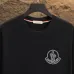 Moncler T-shirts for men Black/White Weight 300g 100% cotton #B52943
