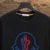 Moncler T-shirts for men Black/White Weight 300g 100% cotton #B52944