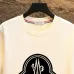 Moncler T-shirts for men Black/White Weight 300g 100% cotton #B52946