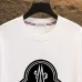 Moncler T-shirts for men Black/White Weight 300g 100% cotton #B52946