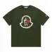 Moncler T-shirts for men Black/White/Green #B47065