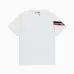 Moncler T-shirts for men Black/White/Green #B47088