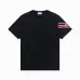 Moncler T-shirts for men Black/White/Green #B47088