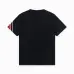 Moncler T-shirts for men Black/White/Green #B47088