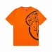 Moncler T-shirts for men Black/White/Orange #B47072